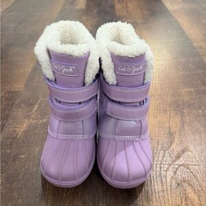 Cat & Jack Lavender Snow Boots